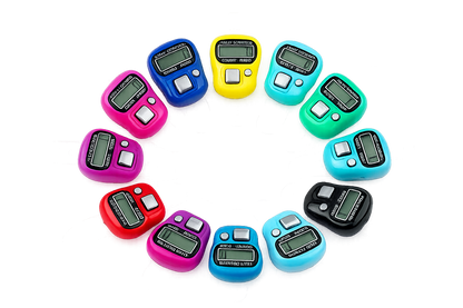 Mini Digital Tally Counter Finger Ring | Electronic Chanting Count Machine for Mantra Jap, Meditation, Prayer & Cricket Umpire