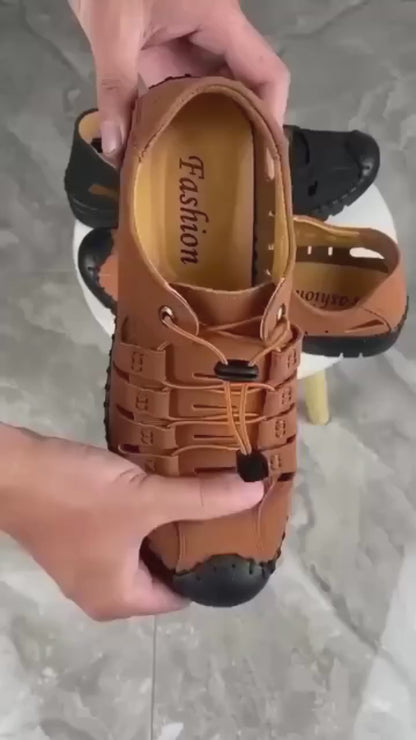 beige sandals for comfort for men